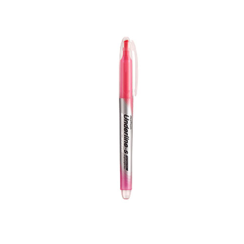 사각닙 언더라인 에스 펜 형광펜 분홍색 4mm (6개입)