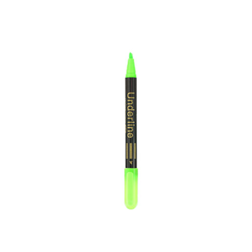 사각닙 언더라인 펜 형광펜 연두색 4mm(6개입)